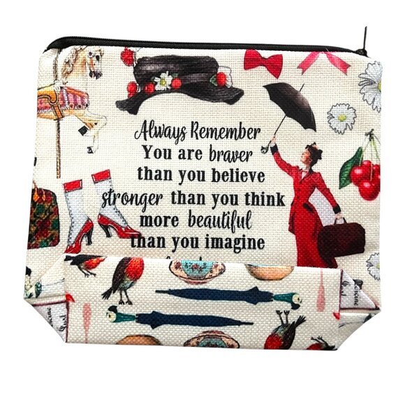 Disney Mary Poppins Travel Cosmetic Storage Bag (NEW) - Picture 2 of 3